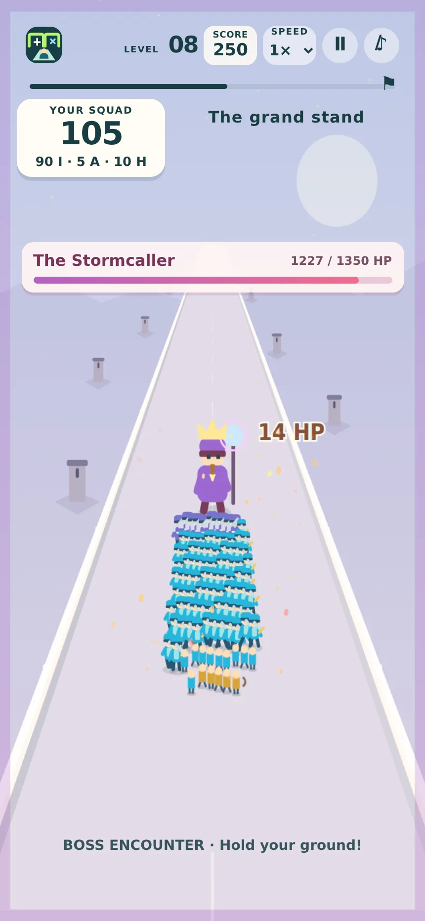 Gate Legion squad fighting the Stormcaller boss